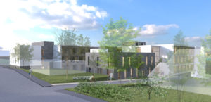 architecte sante construction ehpad design neuf centre hospitalier stell rueil malmaison lea architectes 84 lits