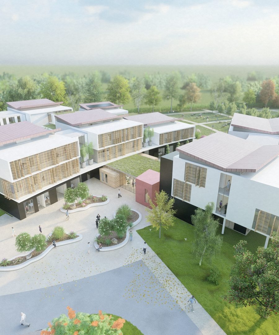 Maison hospitalière savigny le temple construction hopital de jour lea architectes